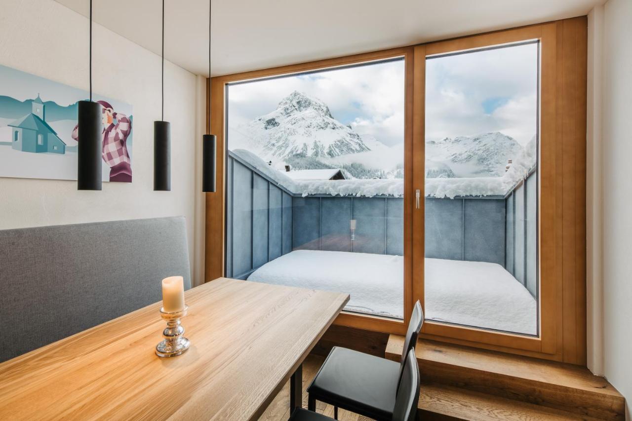 Fernsicht Alpen-Apartments Lech Buitenkant foto